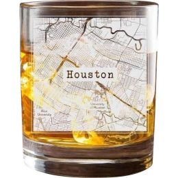 Houston College Town Glasses (Set of 2)